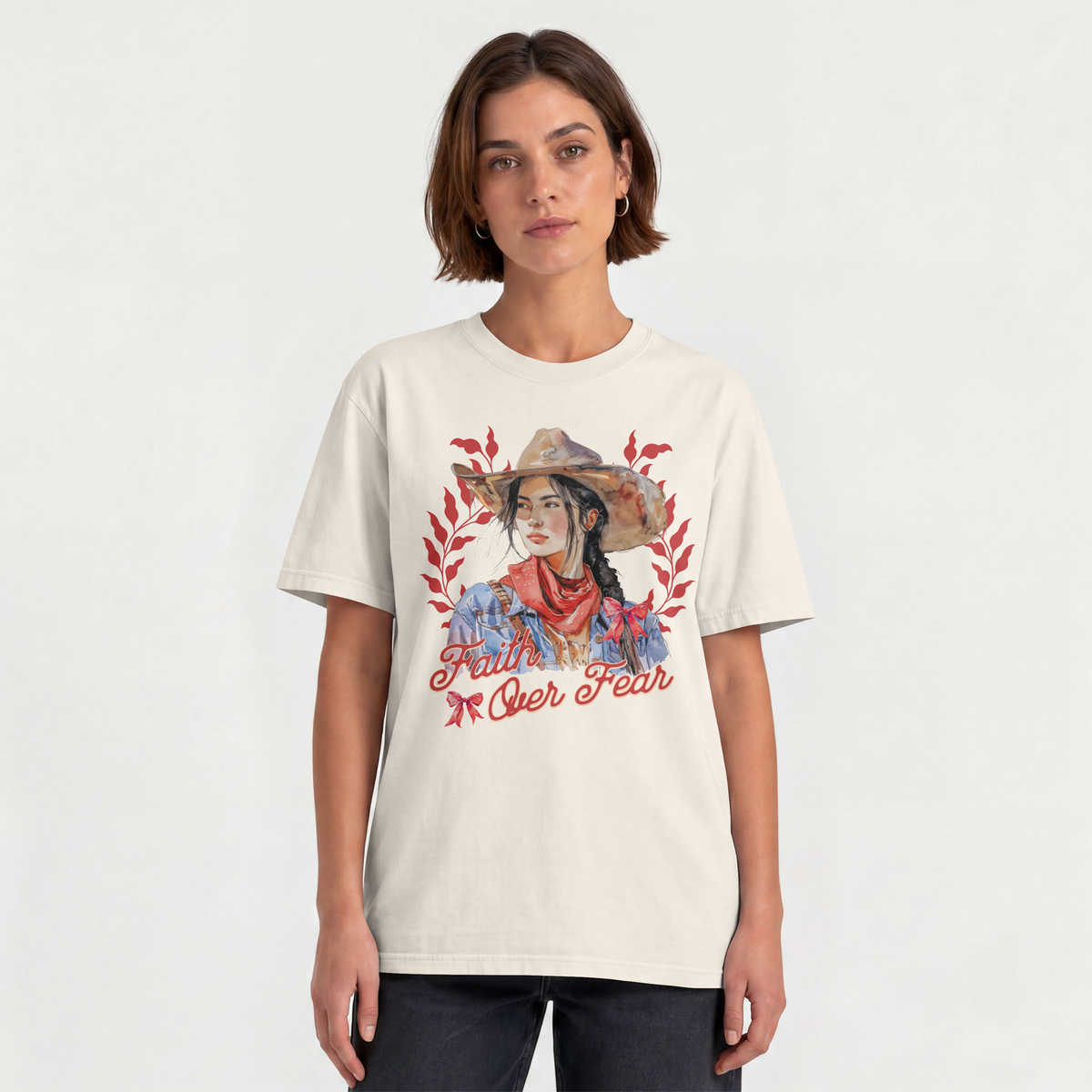 Faith Over Fear Comfort Color Faith t shirt