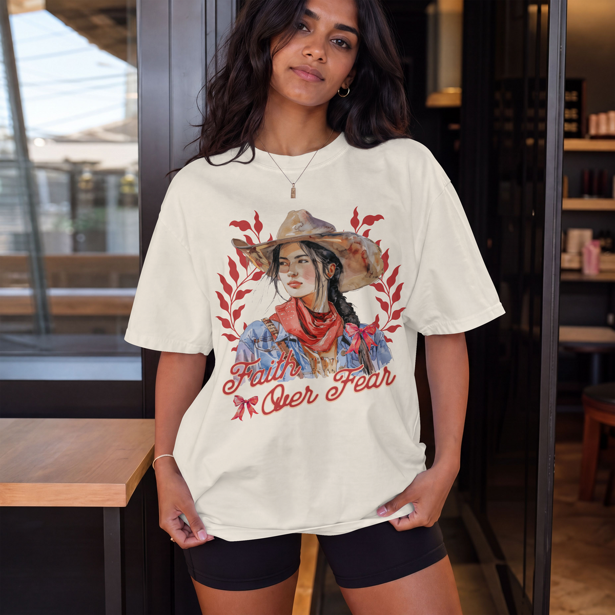 Faith Over Fear Comfort Color Faith t shirt