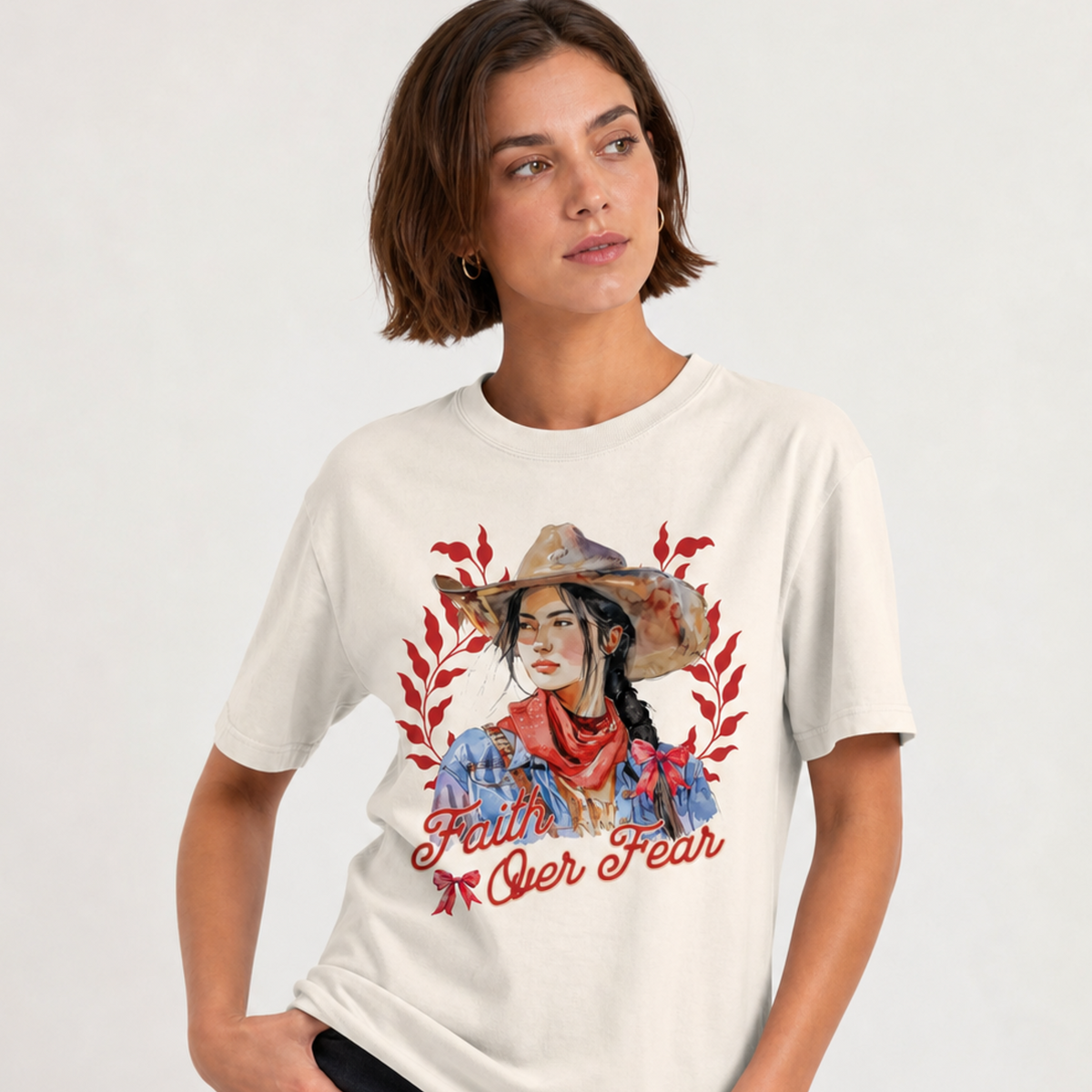 Faith Over Fear Comfort Color Faith t shirt