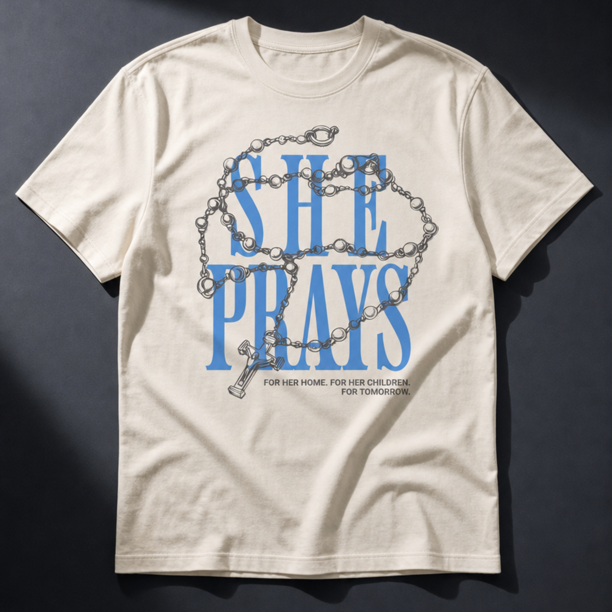 She Prays Comfort Color Christian T shirts for  Mom
