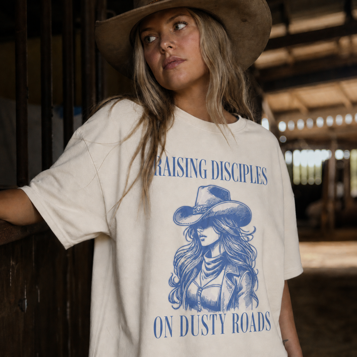 Raising Disciples On Dusty Roads Comfort Colors Tee
