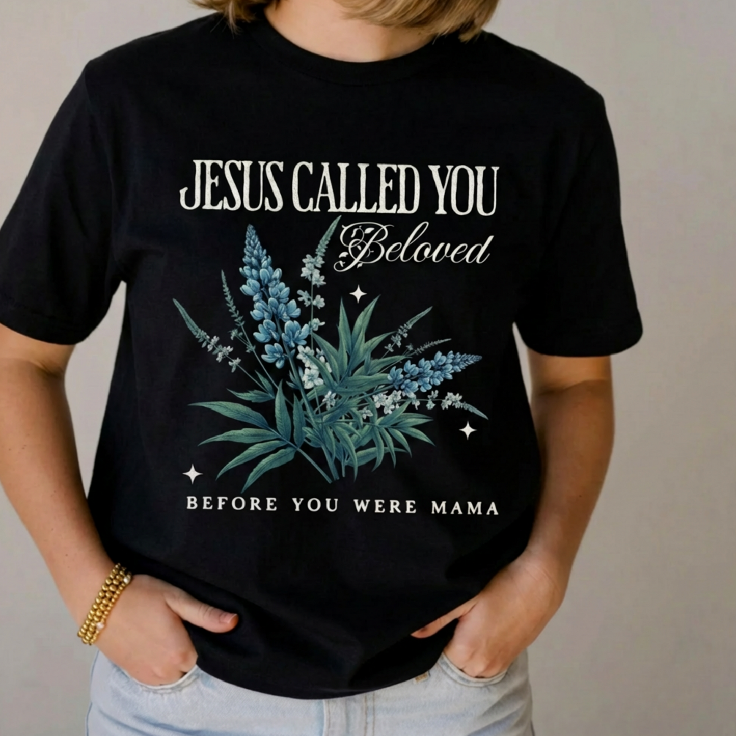 Jesus Called You Beloved Before You Were Mama Comfort Color Tee