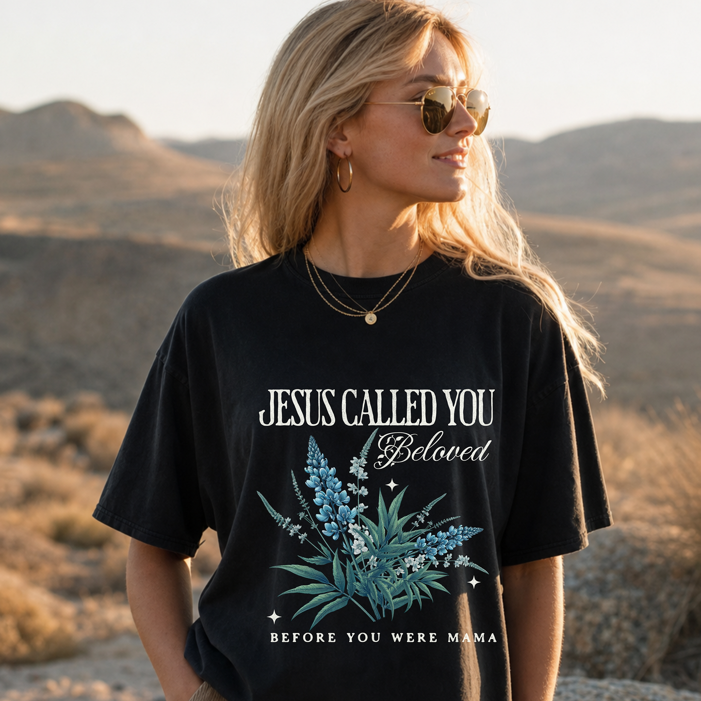 Jesus Called You Beloved Before You Were Mama Comfort Color Tee
