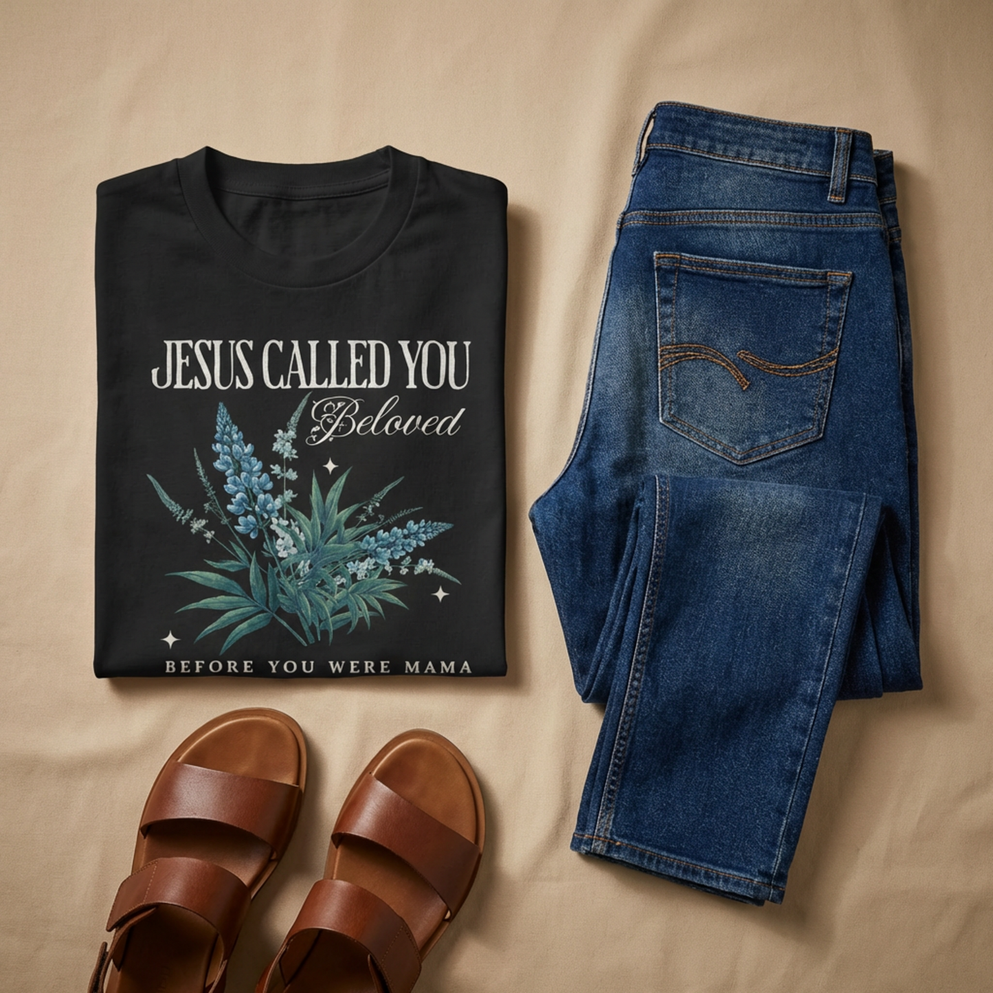Jesus Called You Beloved Before You Were Mama Comfort Color Tee