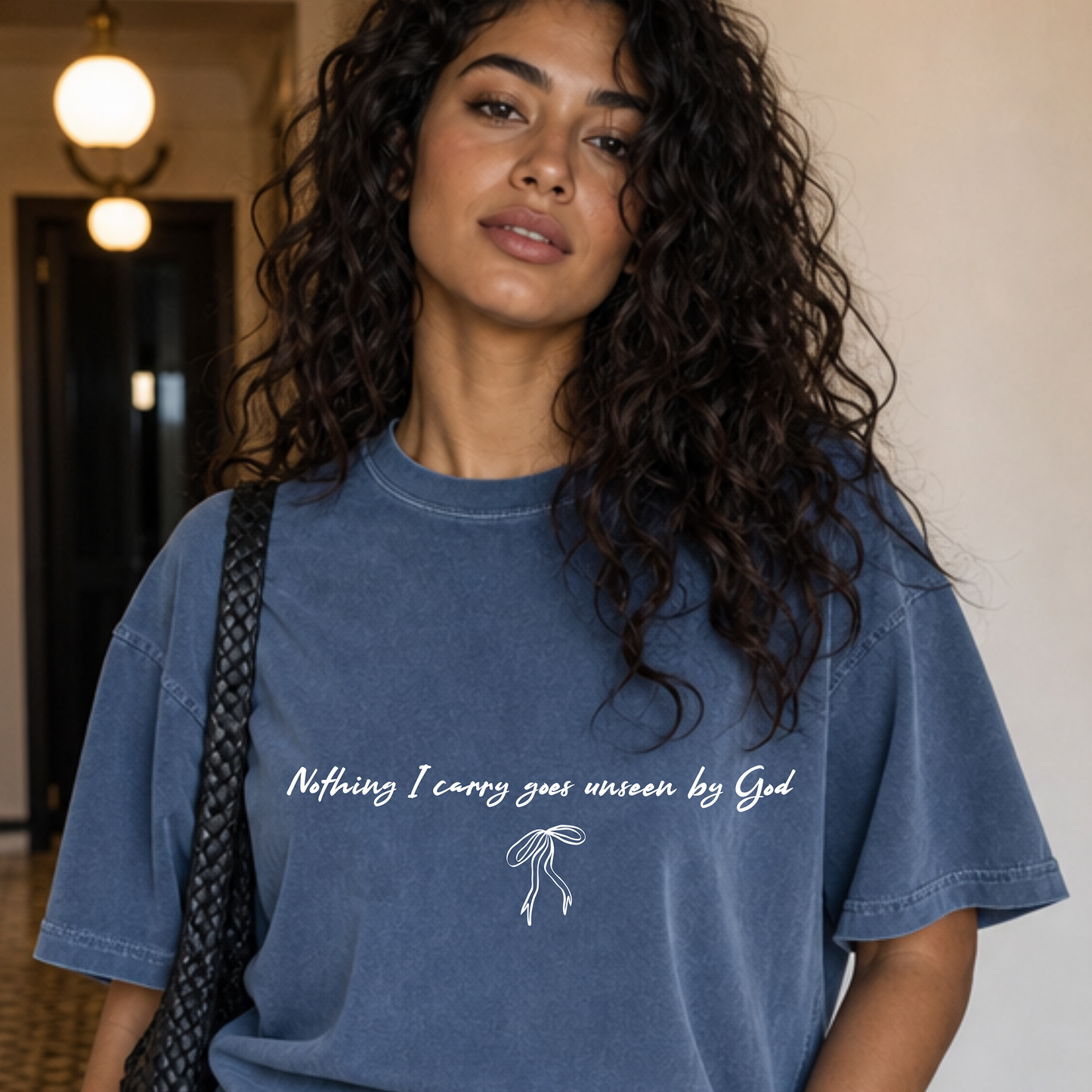 Nothing I Carry Goes Unseen By God Comfort Color Tee