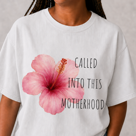 Called Into this Motherhood Comfort Color Tee